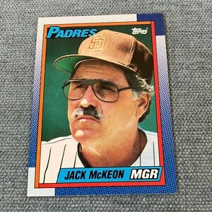 1990 Topps San Diego Padres Baseball Card Trading Card